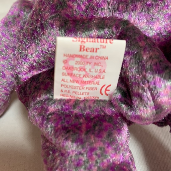 2000 SIGNATURE BEAR BEANIE BABY - Picture 8 of 8